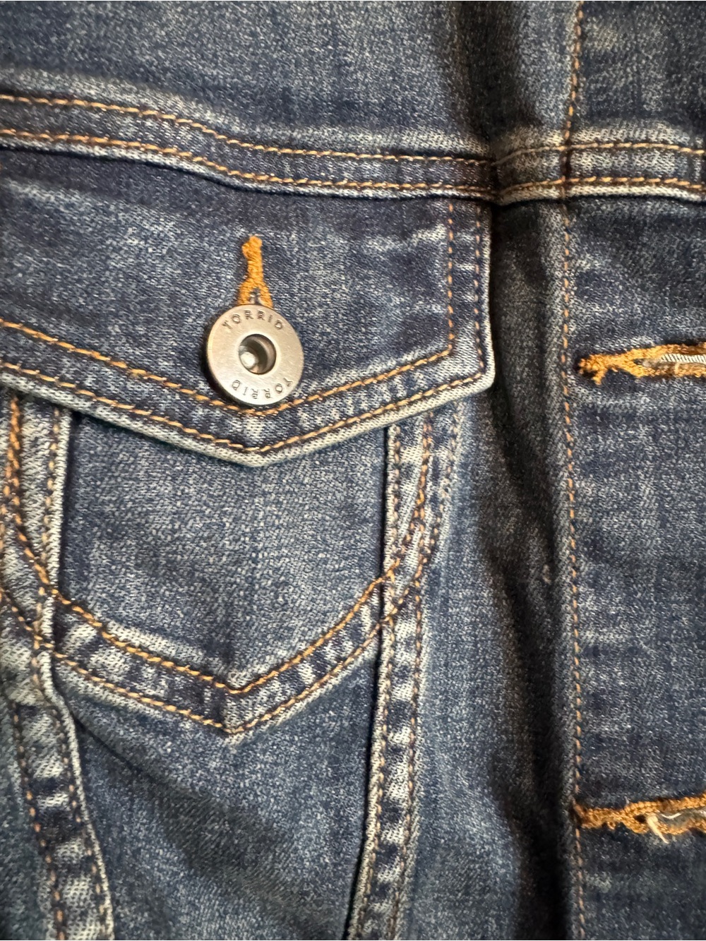 TORRID Dark Blue Denim Jean Jacket - Picture 3 of 6